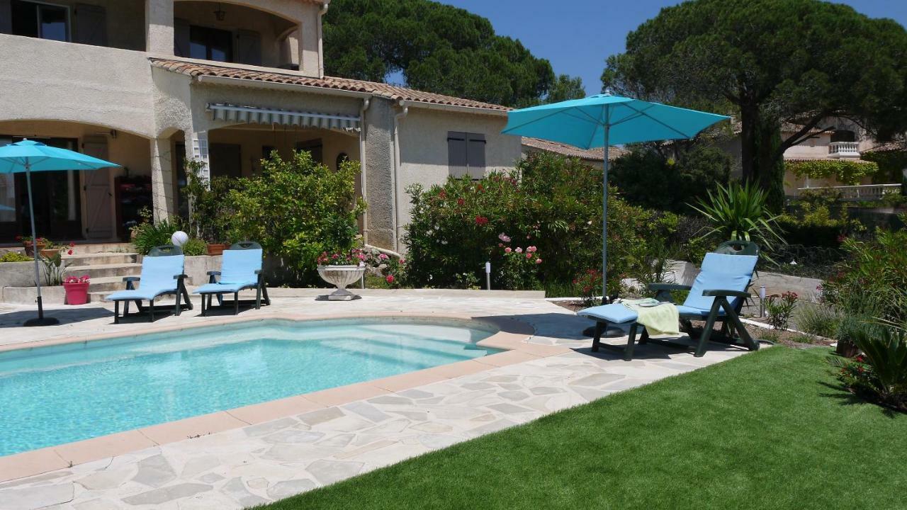 Grand Appartement Dans Maison Avec Piscine Privee Fréjus Eksteriør billede