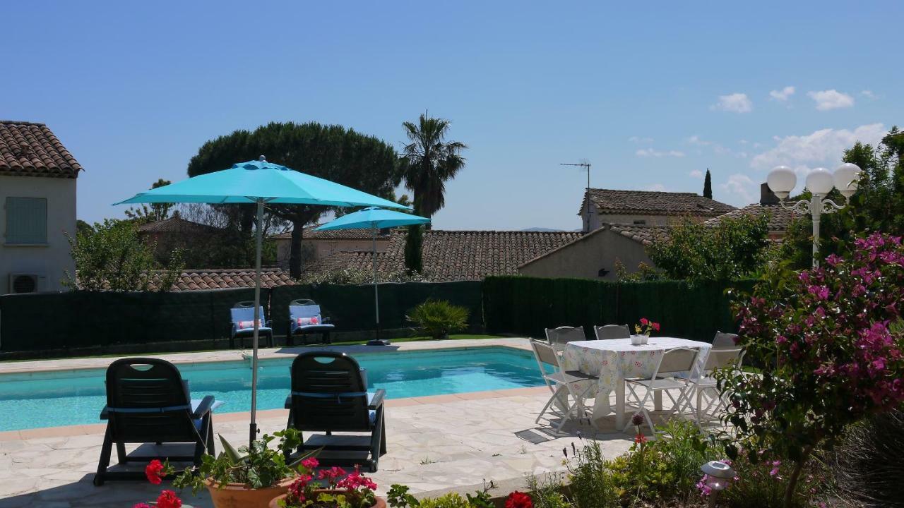 Grand Appartement Dans Maison Avec Piscine Privee Fréjus Eksteriør billede